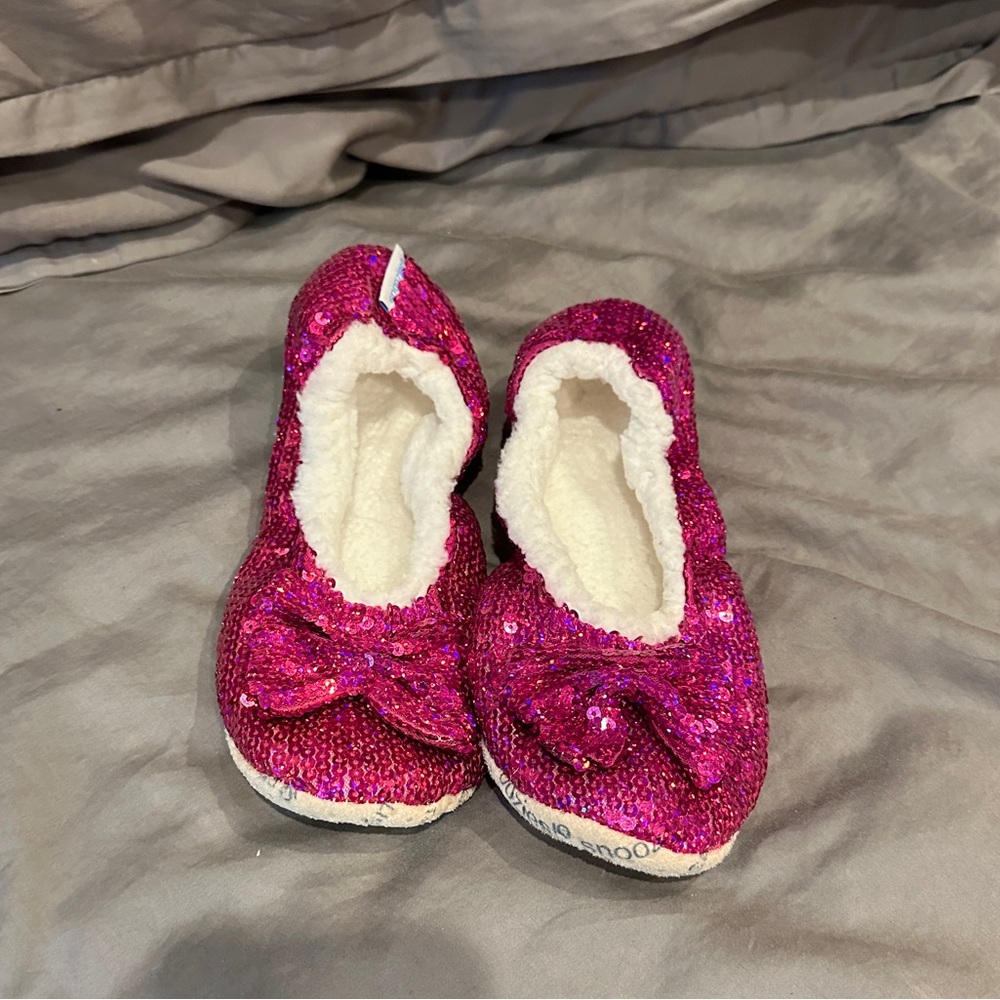 Sequin slippers